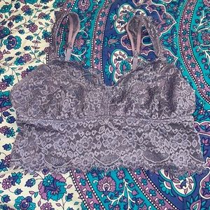 Aerie Purple Lace Bralette